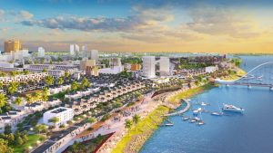 Trục đường chính dự án thông tuyến cầu Bãi Rồng nối thẳng thiên đường giải trí Công Viên Chuyên Đề Cổ Cò.