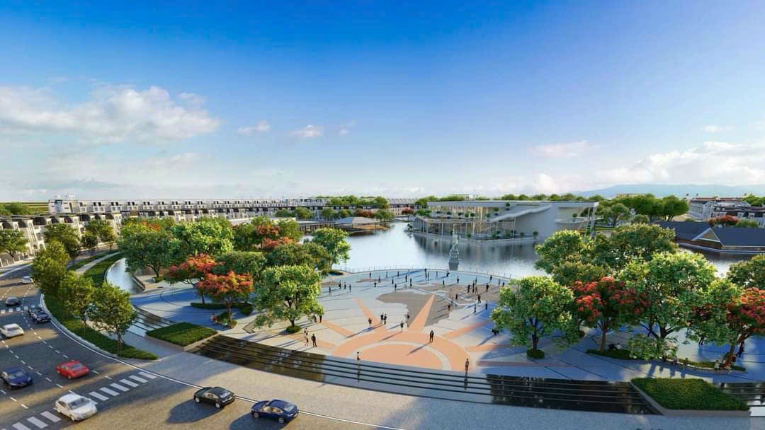 Quảng trường trung tâm khu đô thị Hinode Royal Park